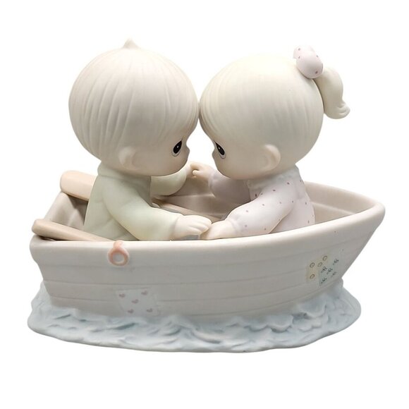 Precious Moments Figurine 1985 Friends Never Drift Apart Indonesia S. Butcher - Picture 1 of 10